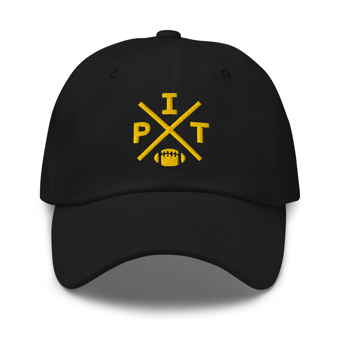 Pittsburgh Football Hat Retro PIT Football Cross Dad Cap