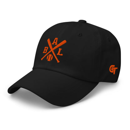 Baltimore Baseball Hat Retro BAL Baseball Bats Dad Cap