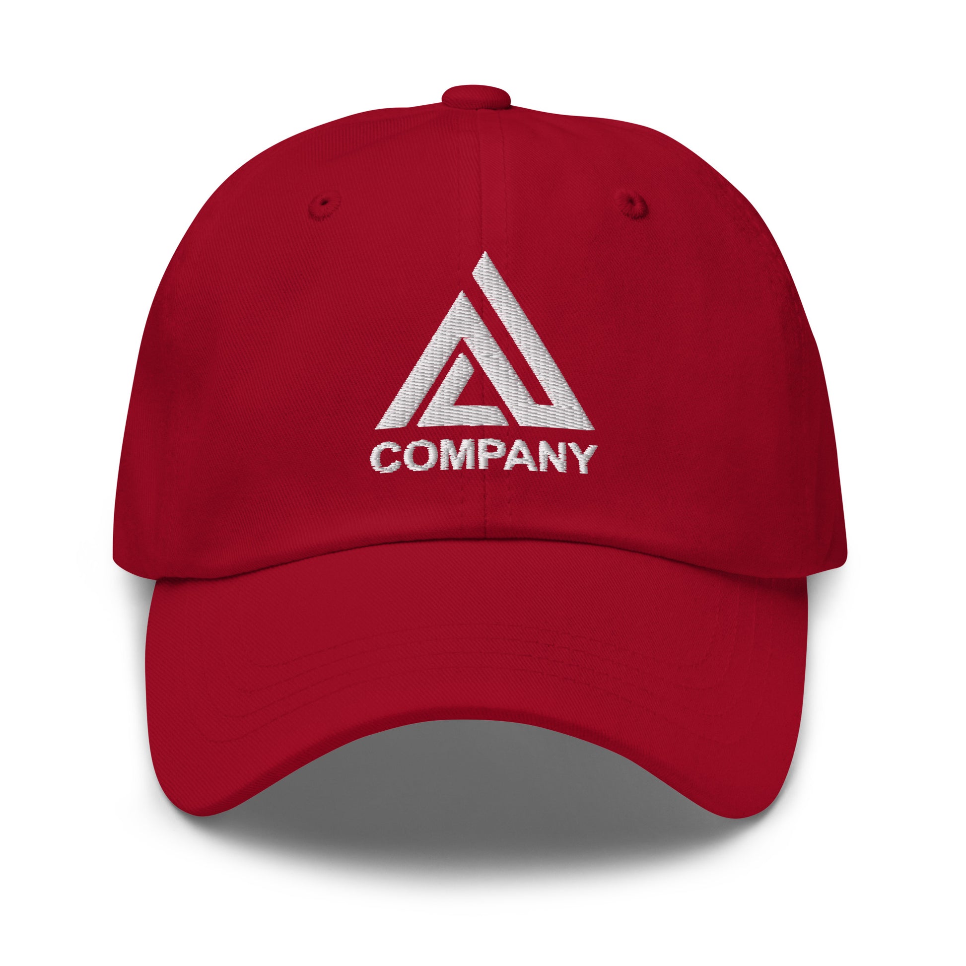 Custom Company Hat Logo Example