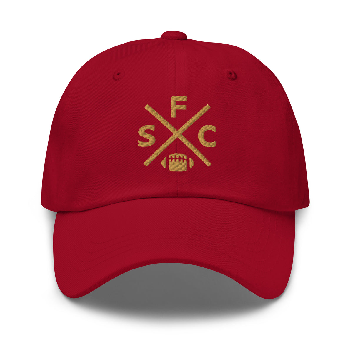 San Francisco Football Hat Retro SFC Football Cross Dad Cap