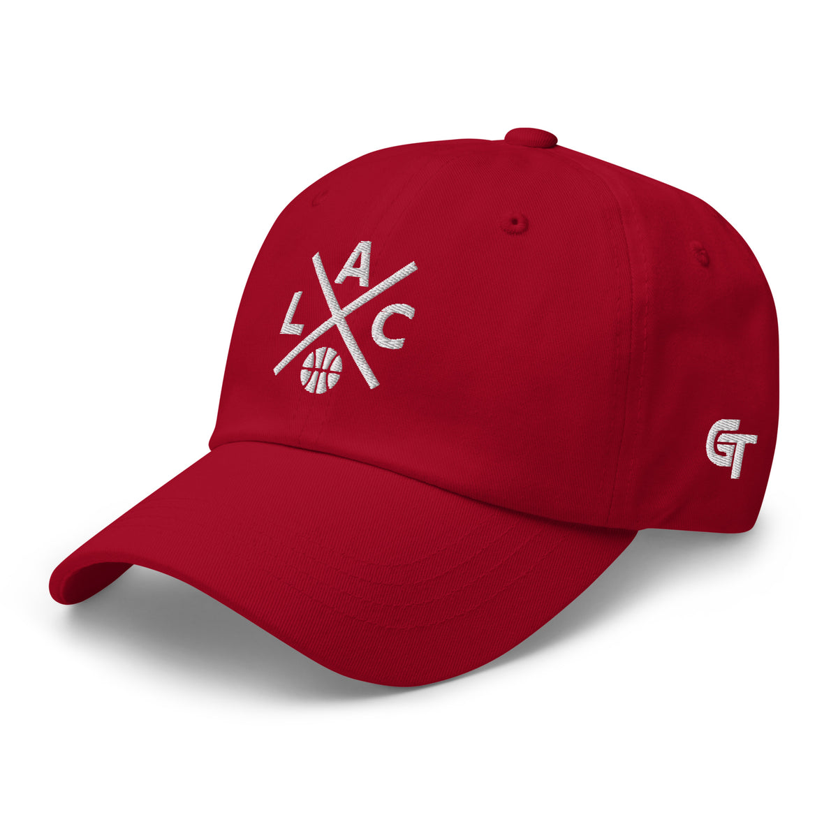 Los Angeles Basketball Hat Retro LA Basketball Cross Dad Cap