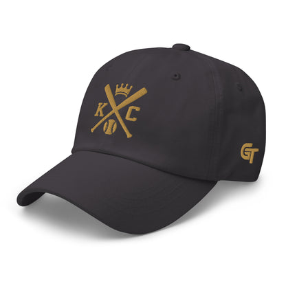Kansas City Baseball Hat Retro KC Baseball Bats Dad Cap