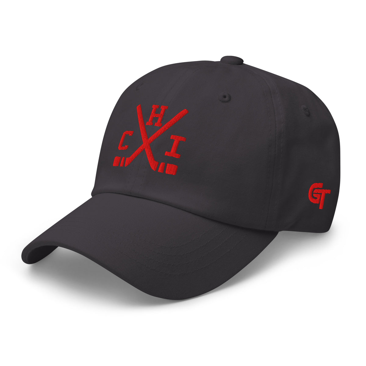 Chicago Hockey Hat Retro CHI Hockey Sticks Dad Cap