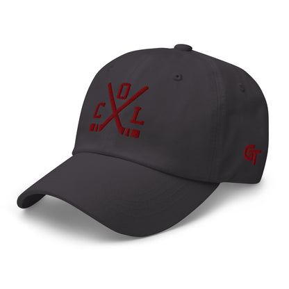 Colorado Hockey Hat Retro COL Hockey Sticks Dad Cap