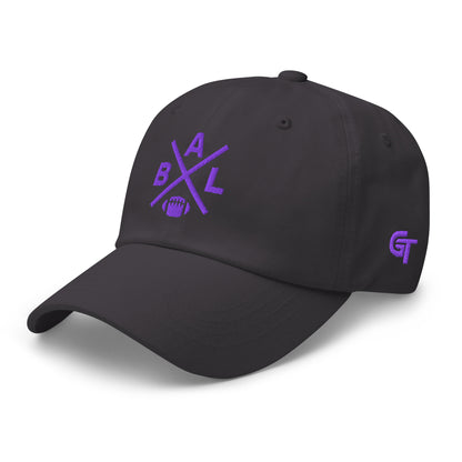 Baltimore Football Hat Retro BAL Football Cross Dad Cap