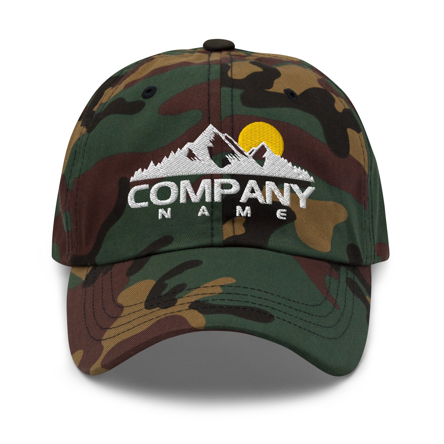 Custom Embroidered Company Logo Hat Example
