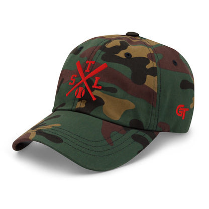 St. Louis Baseball Hat Retro STL Baseball Bats Dad Cap