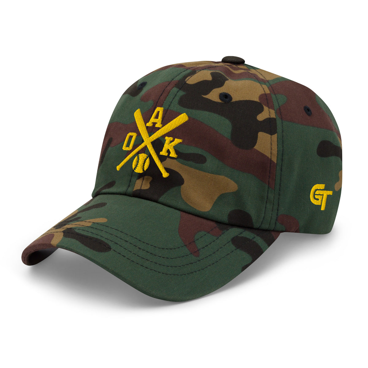 Oakland Baseball Hat Retro OAK Baseball Bats Dad Cap