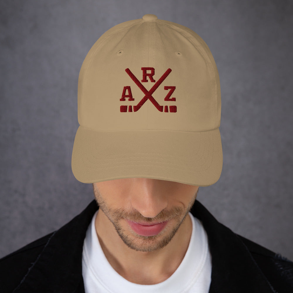 Arizona Hockey Hat Retro ARZ Hockey Sticks Dad Cap