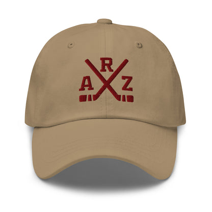 Arizona Hockey Hat Retro ARZ Hockey Sticks Dad Cap
