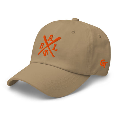 Baltimore Baseball Hat Retro BAL Baseball Bats Dad Cap