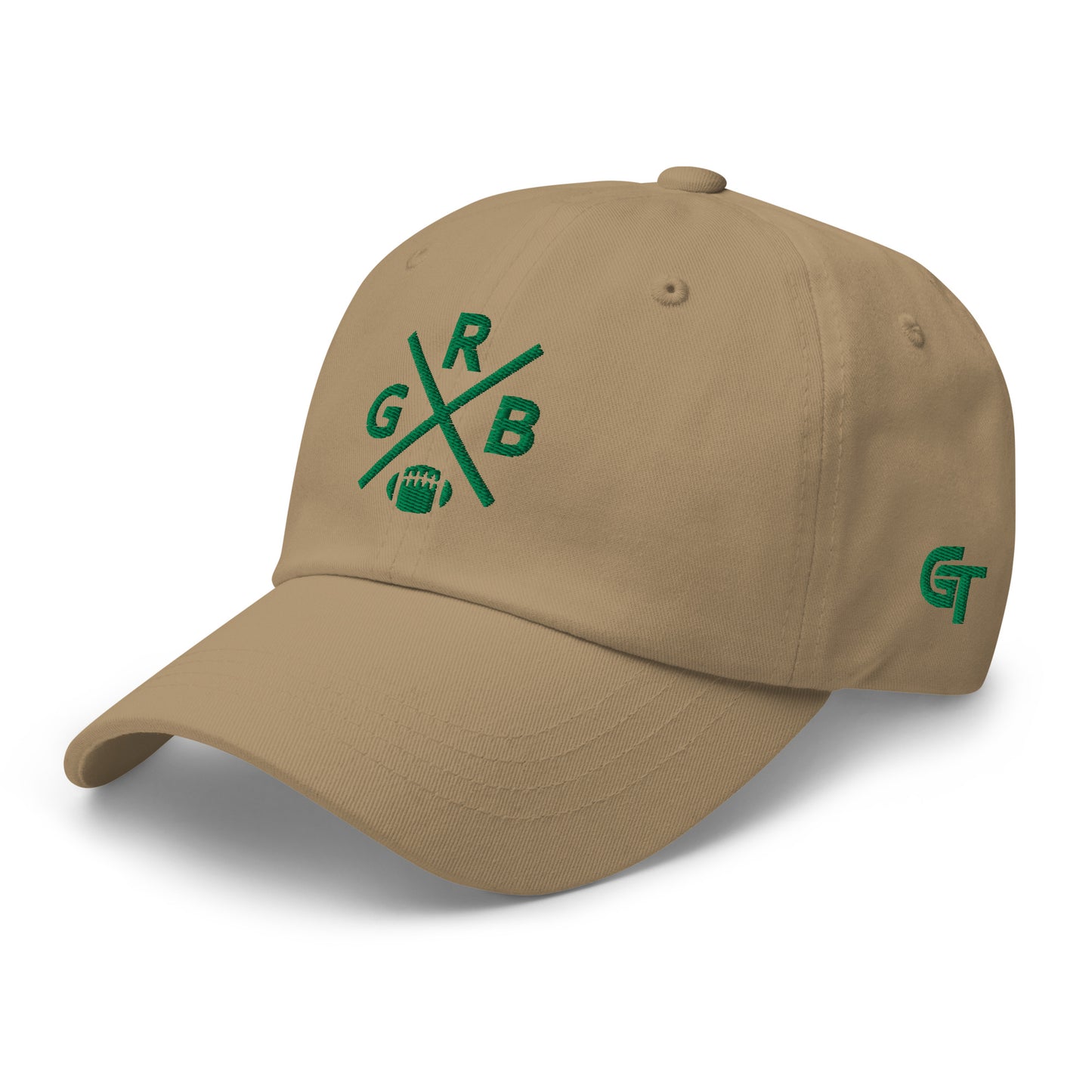 Green Bay Football Hat Retro GRB Football Cross Dad Cap