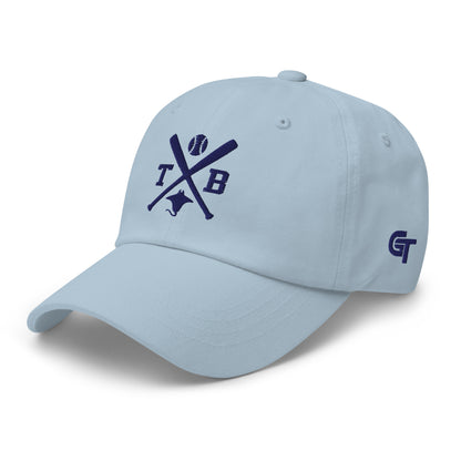 Tampa Bay Baseball Hat Retro TB Baseball Bats Dad Cap