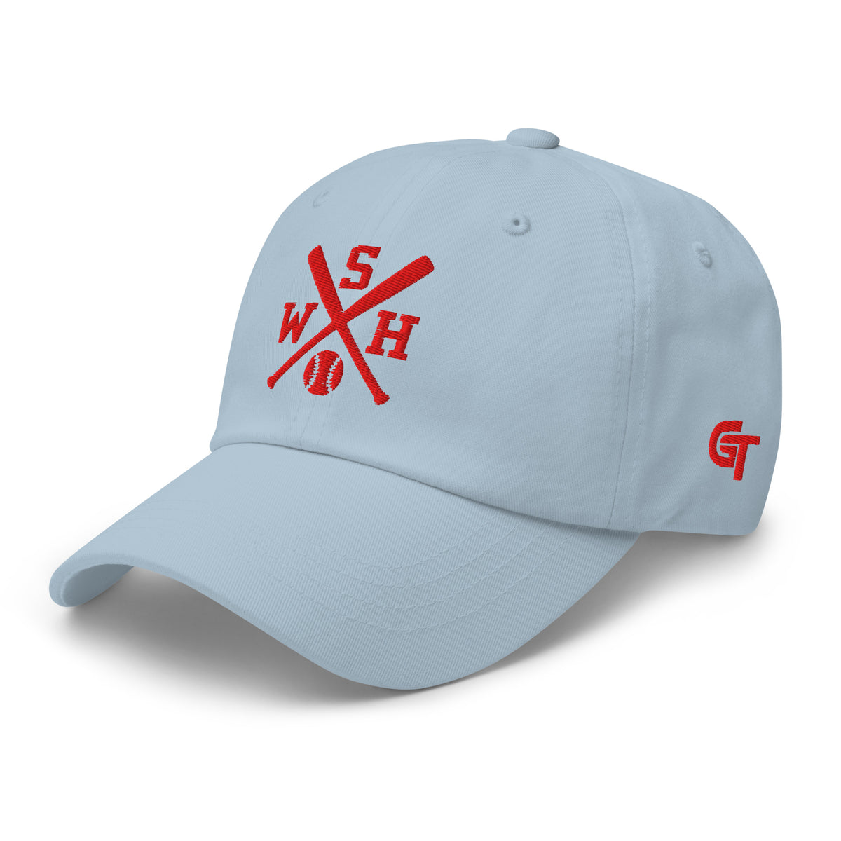 Washington Baseball Hat Retro WSH Baseball Bats Dad Cap