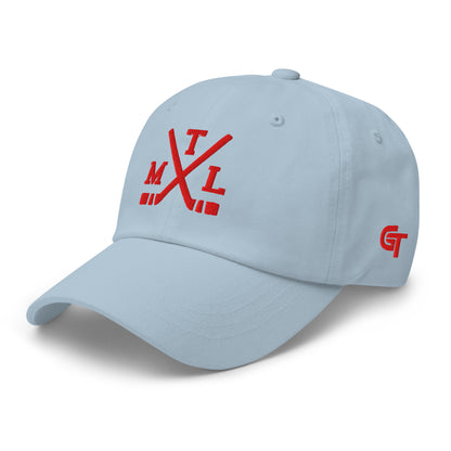 Montreal Hockey Hat Retro MTL Hockey Sticks Dad Cap