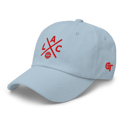 Los Angeles Basketball Hat Retro LA Basketball Cross Dad Cap
