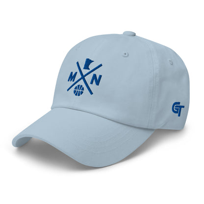 Minnesota Basketball Hat Retro MN Basketball Cross Dad Cap