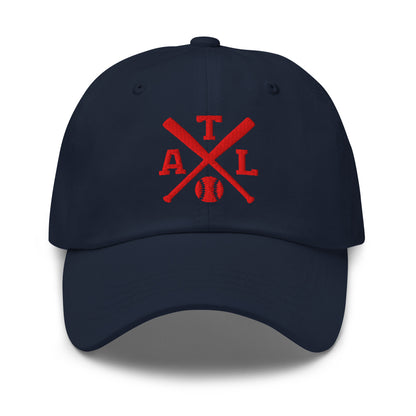 Atlanta Baseball Hat Retro ATL Baseball Bats Dad Cap