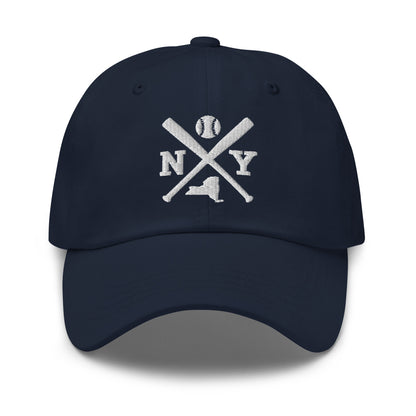 NY Baseball Hat Retro New York Baseball Bats Dad Cap