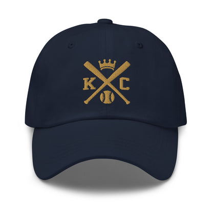 Kansas City Baseball Hat Retro KC Baseball Bats Dad Cap