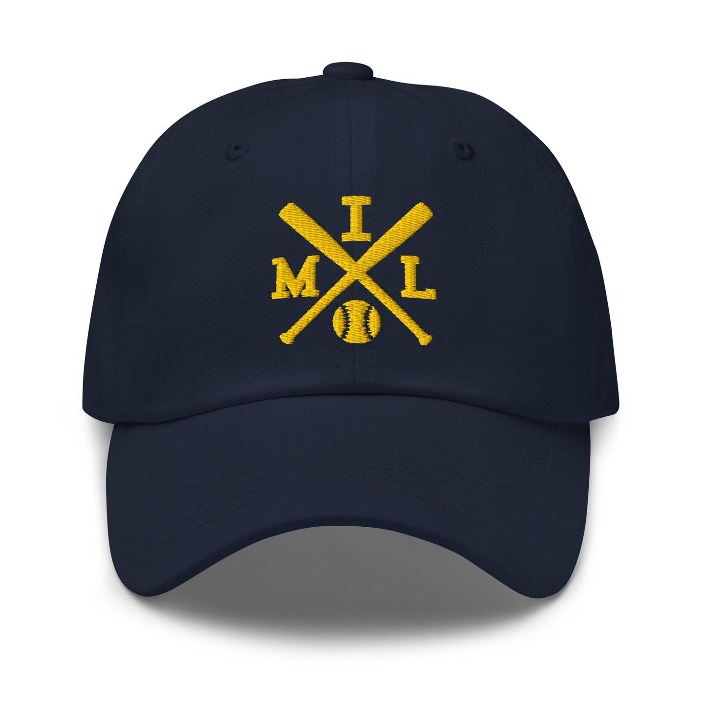 Milwaukee Baseball Hat Retro MIL Baseball Bats Dad Cap