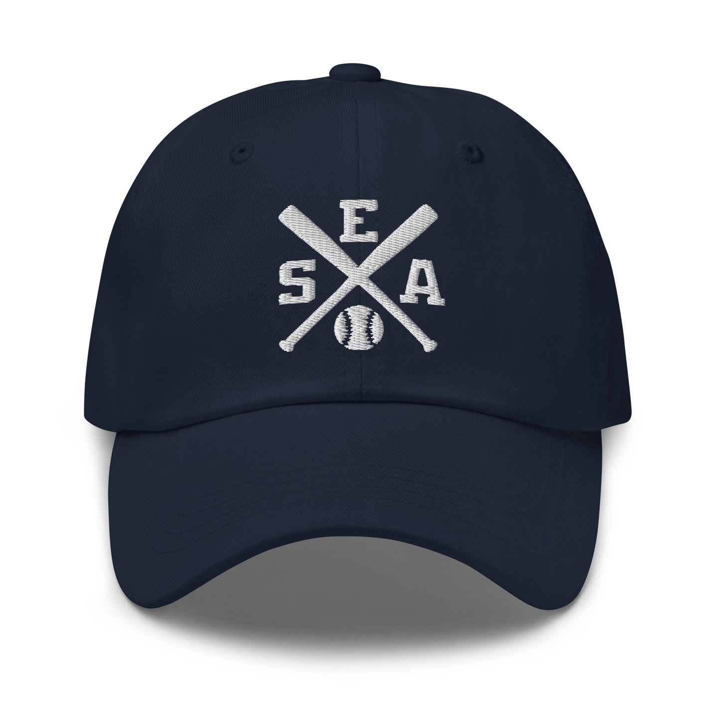 Seattle Baseball Hat Retro SEA Baseball Bats Dad Cap