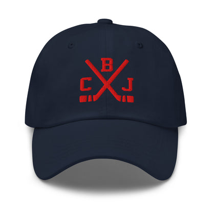 Columbus Hockey Hat Retro CBJ Hockey Sticks Dad Cap