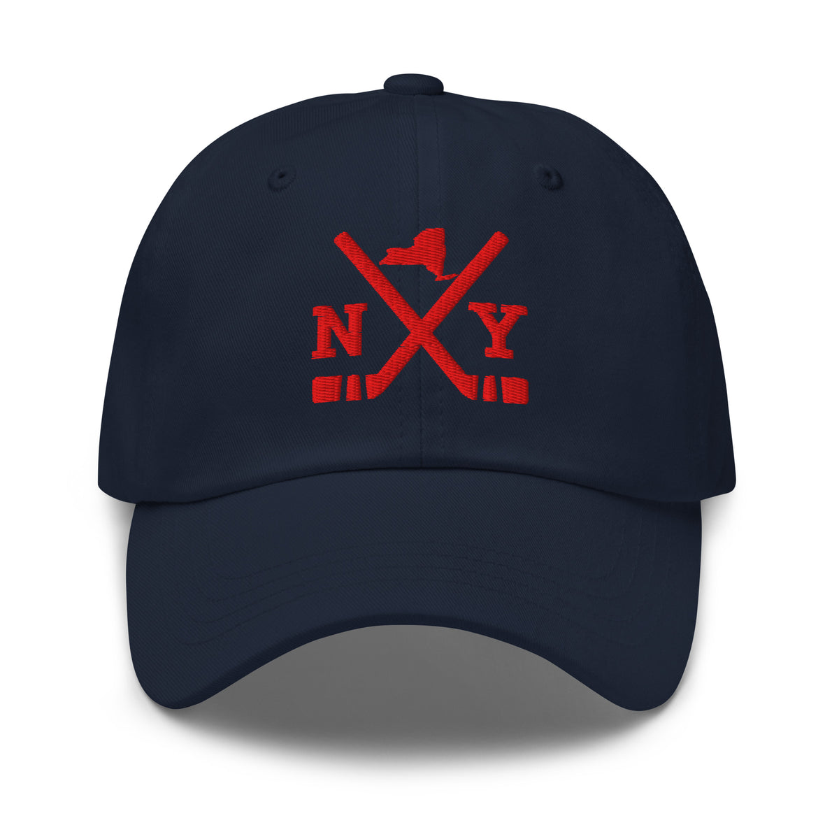 NY Hockey Hat Retro New York Hockey Sticks Dad Cap