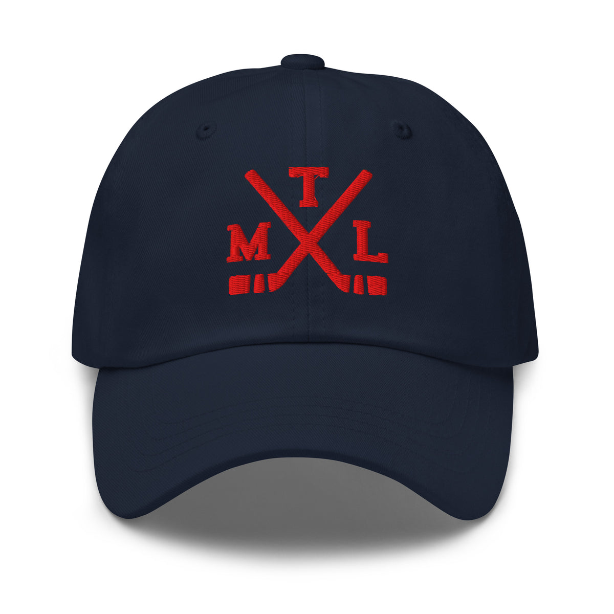 Montreal Hockey Hat Retro MTL Hockey Sticks Dad Cap