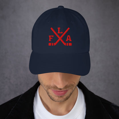 Florida Hockey Hat Retro FLA Hockey Sticks Dad Cap