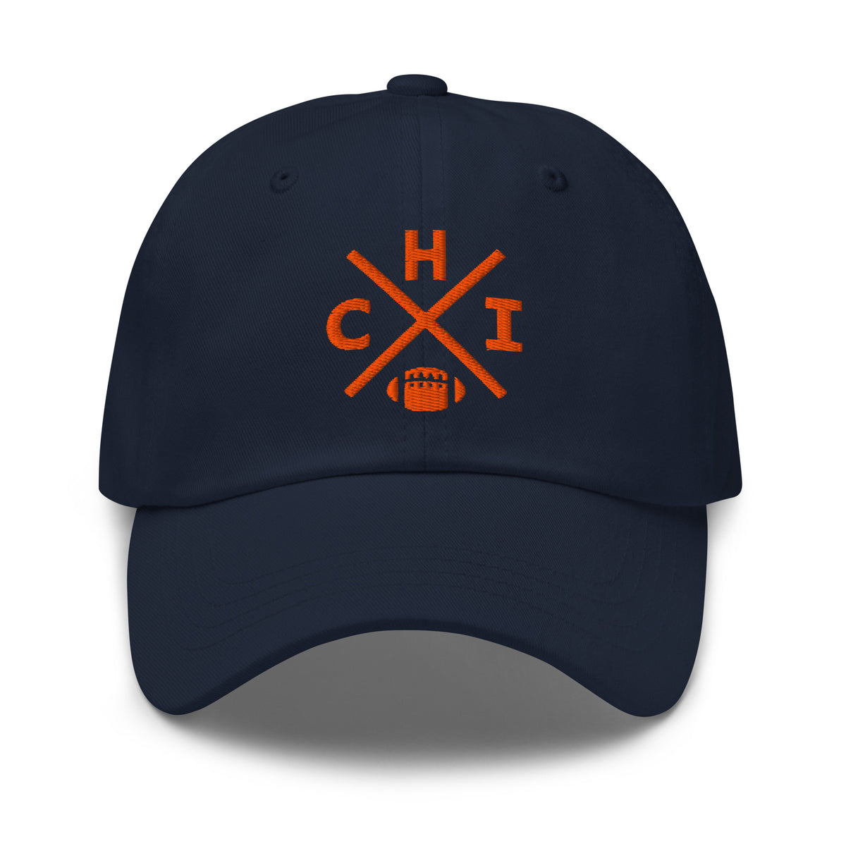 Chicago Football Hat Retro CHI Football Cross Dad Cap