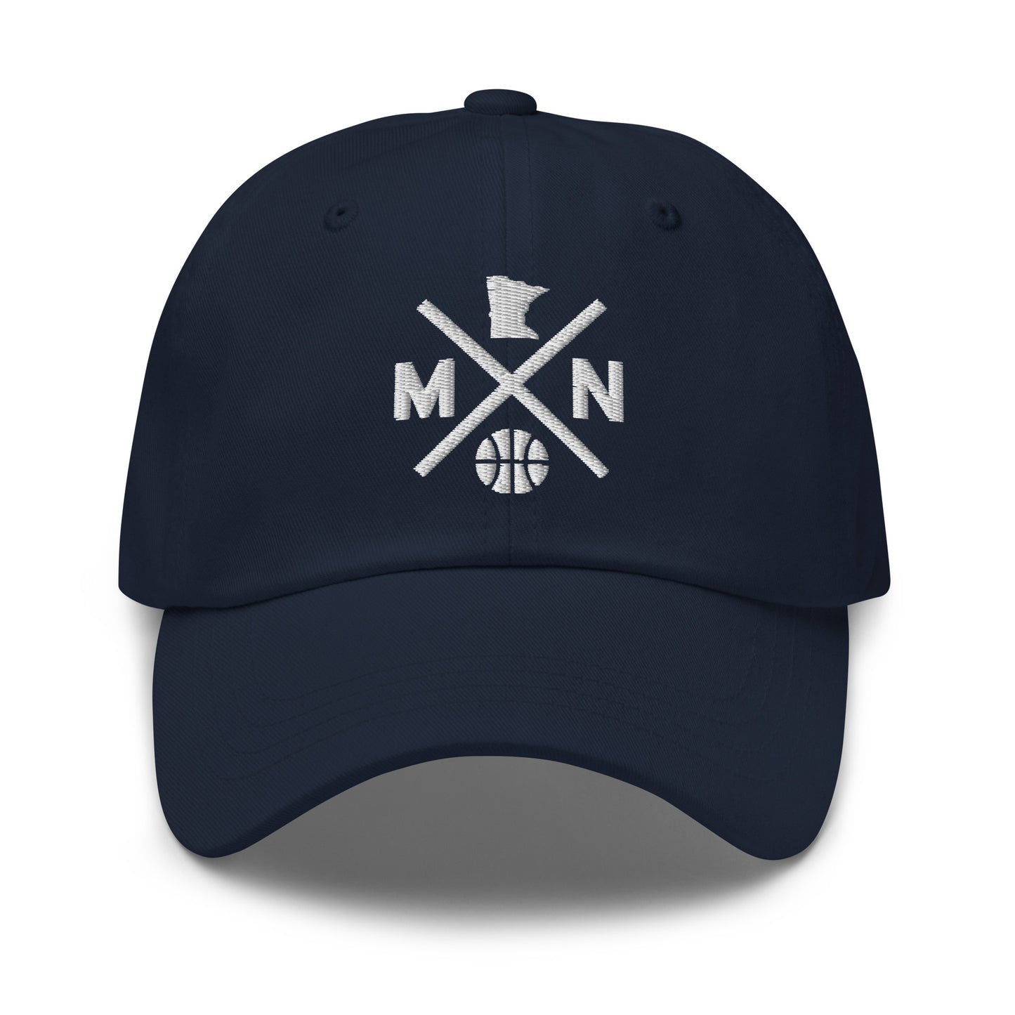 Minnesota Basketball Hat Retro MN Basketball Cross Dad Cap