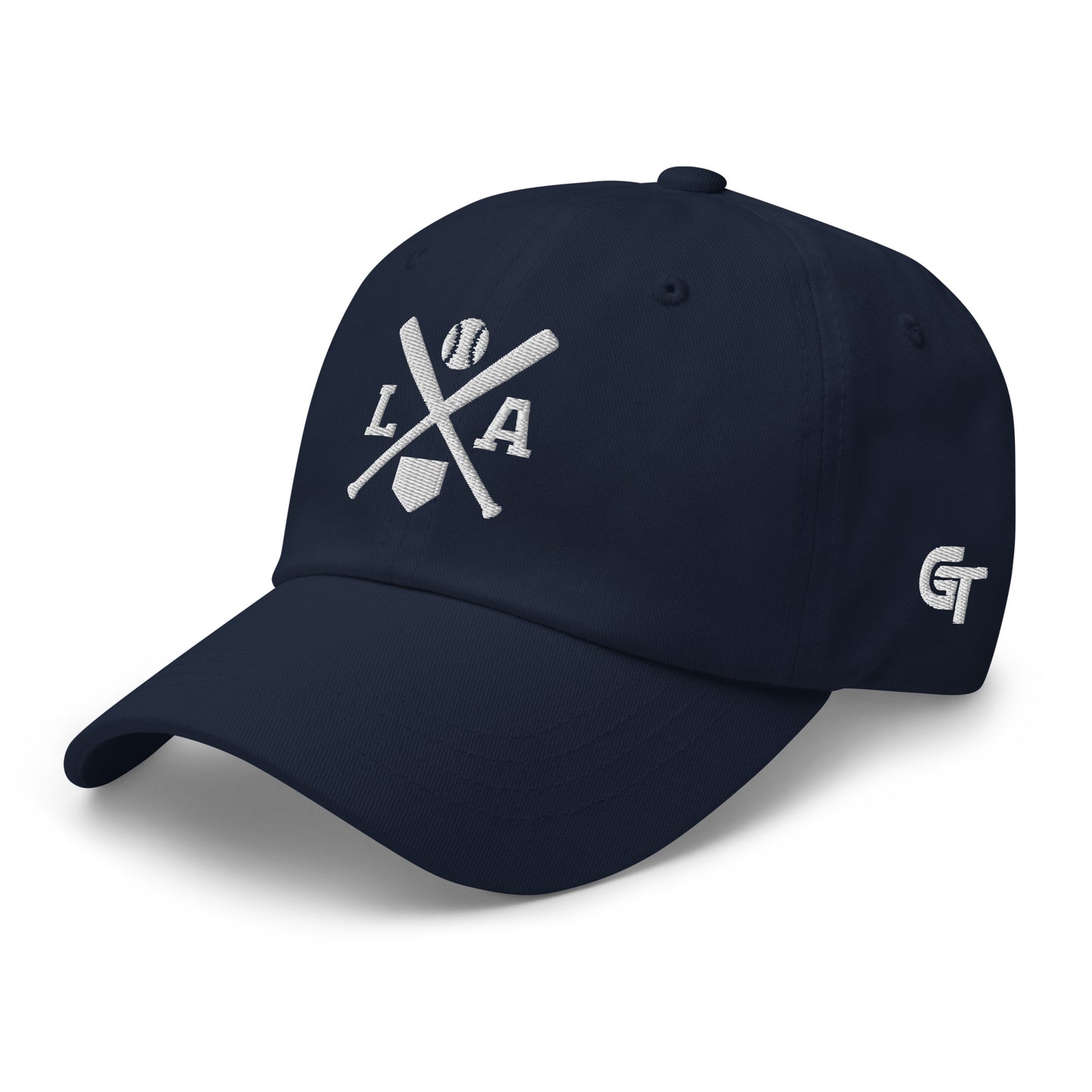 LA Baseball Hat Retro Los Angeles Baseball Bats Dad Cap