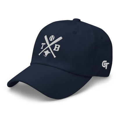 Tampa Bay Baseball Hat Retro TB Baseball Bats Dad Cap