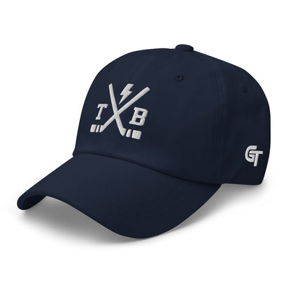 Tampa Bay Hockey Hat Retro TB Hockey Sticks Dad Cap