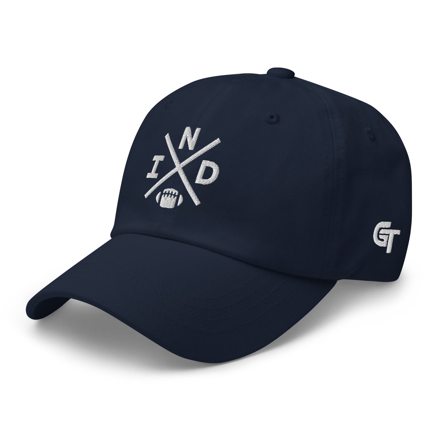 Indianapolis Football Hat Retro IND Football Cross Dad Cap