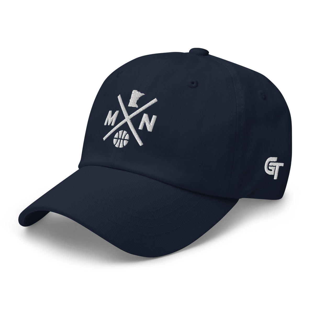 Minnesota Basketball Hat Retro MN Basketball Cross Dad Cap