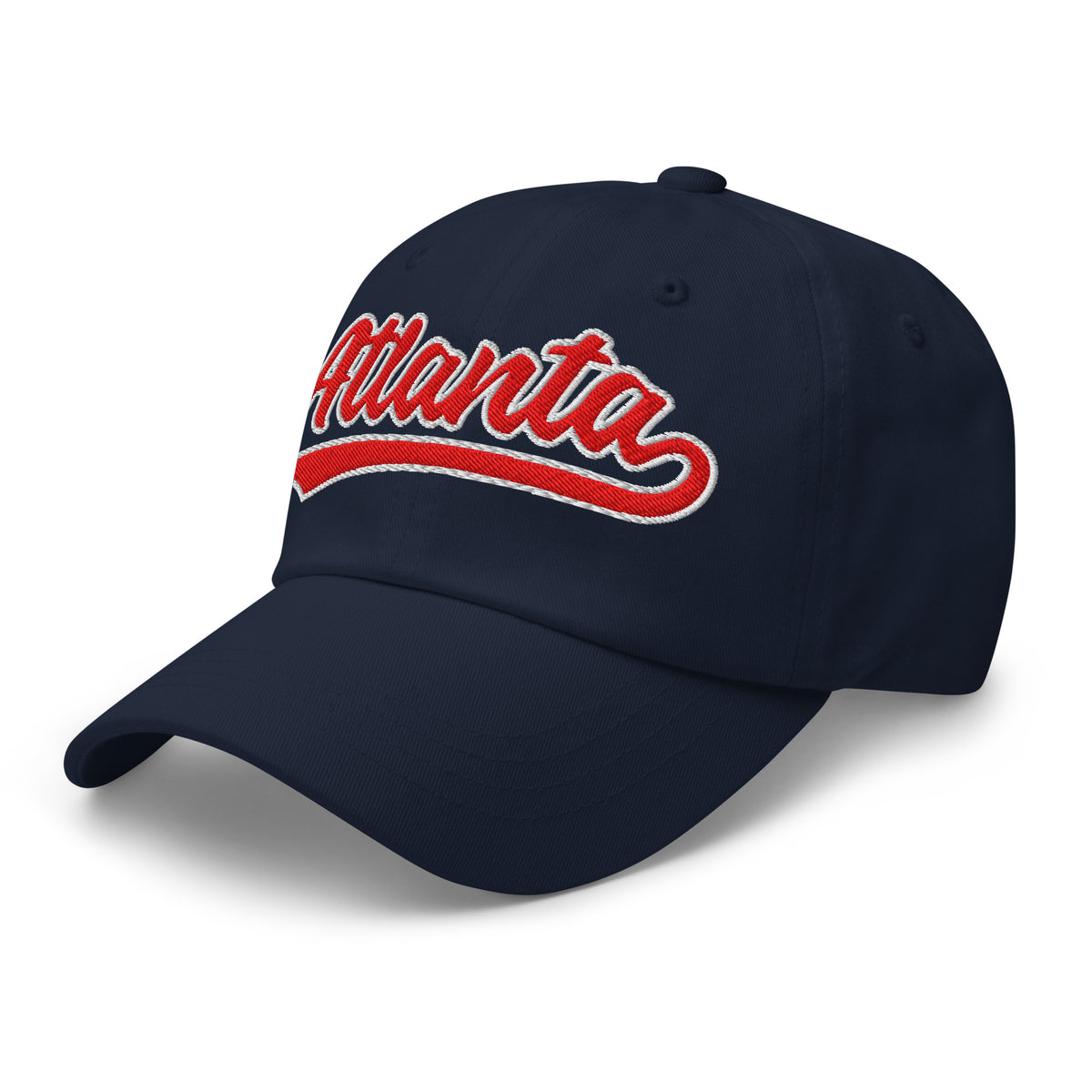 Retro Atlanta Sports Script Classic Atlanta Baseball Hat Dad Cap