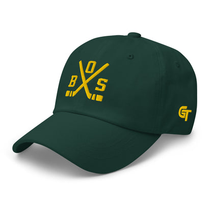 Boston Hockey Hat Retro BOS Hockey Sticks Dad Cap