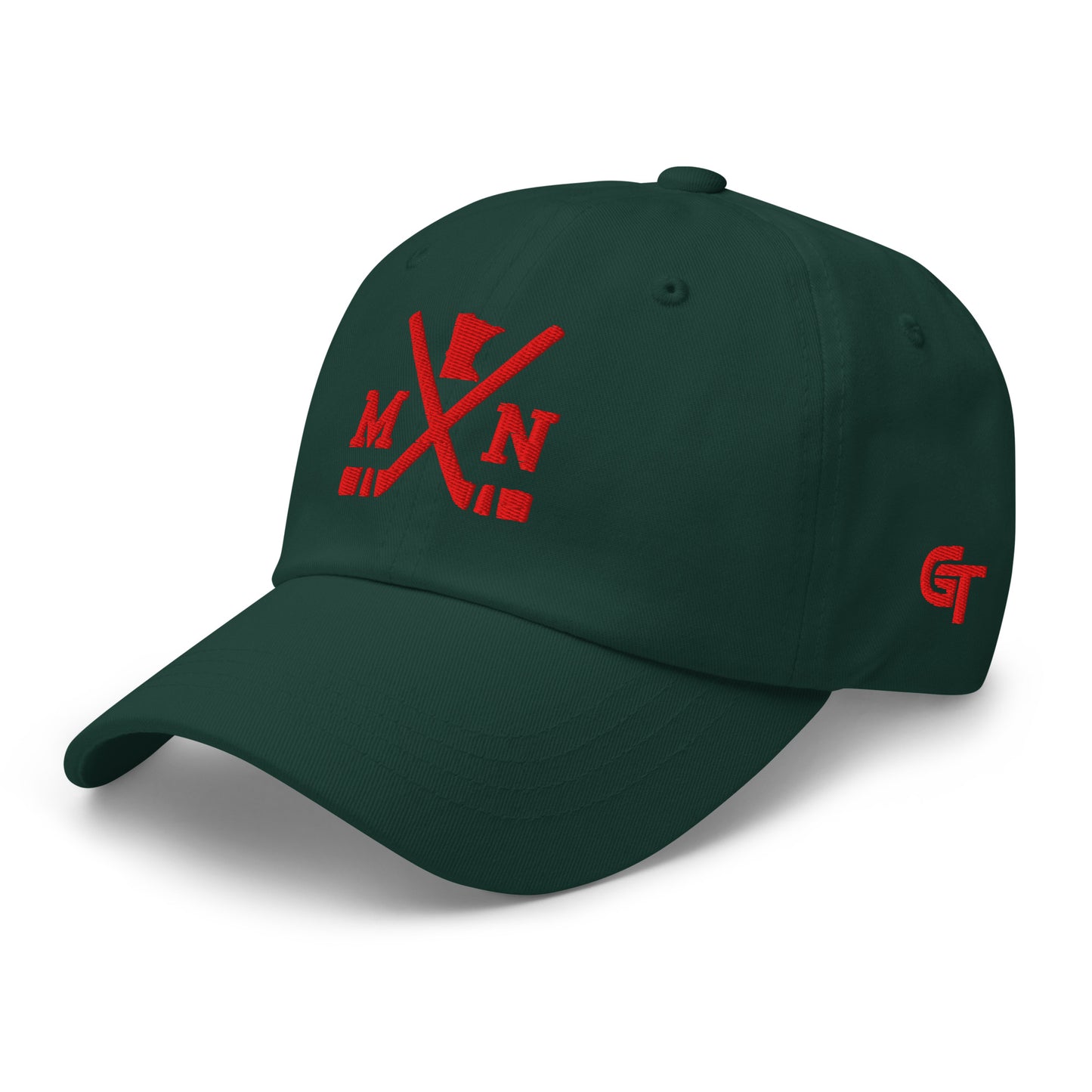 Minnesota Hockey Hat Retro MN Hockey Sticks Dad Cap