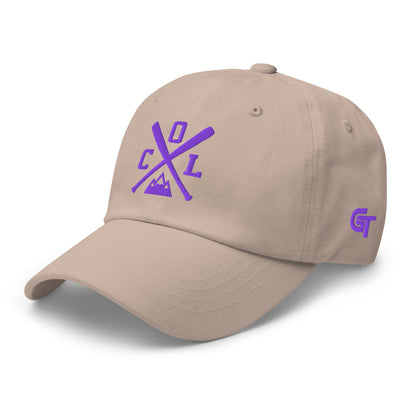 Colorado Baseball Hat Retro COL Baseball Bats Dad Cap