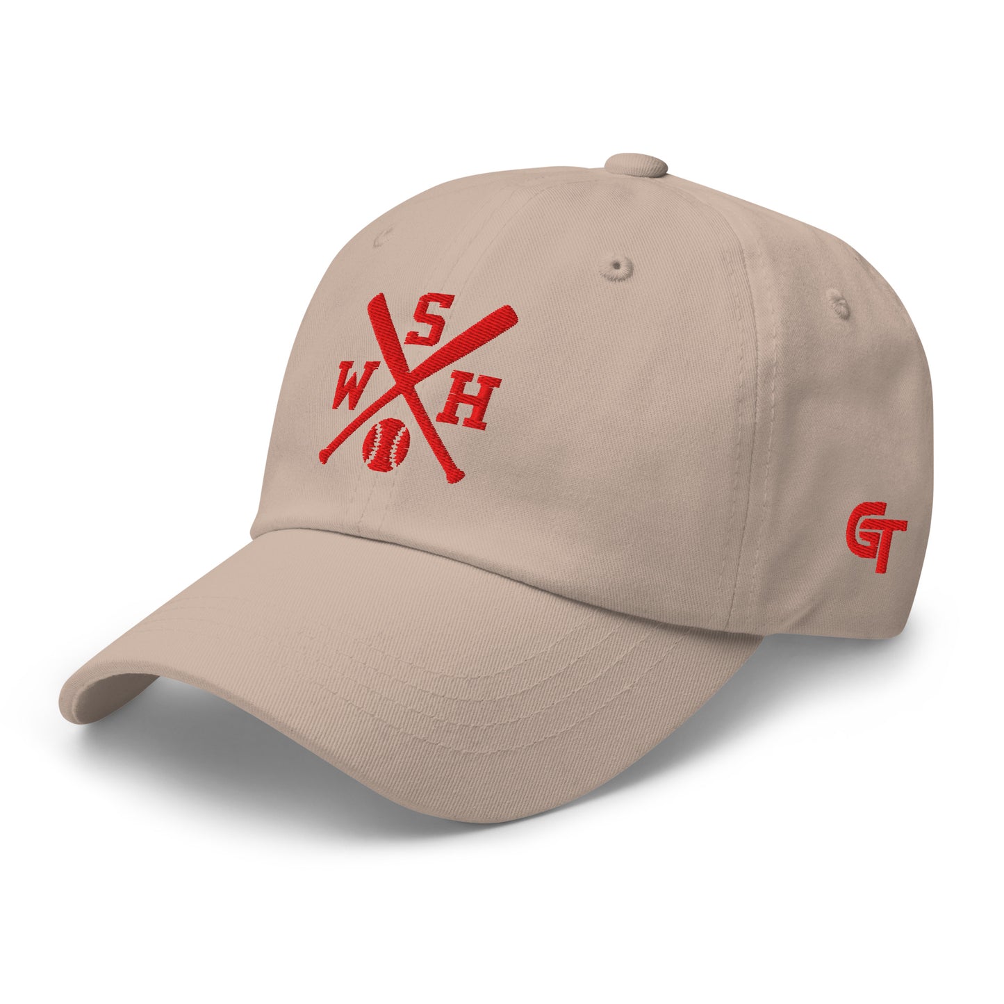 Washington Baseball Hat Retro WSH Baseball Bats Dad Cap