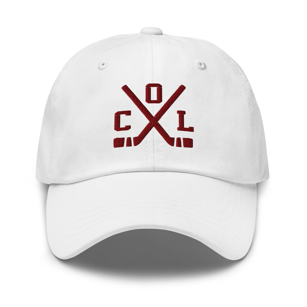 Colorado Hockey Hat Retro COL Hockey Sticks Dad Cap