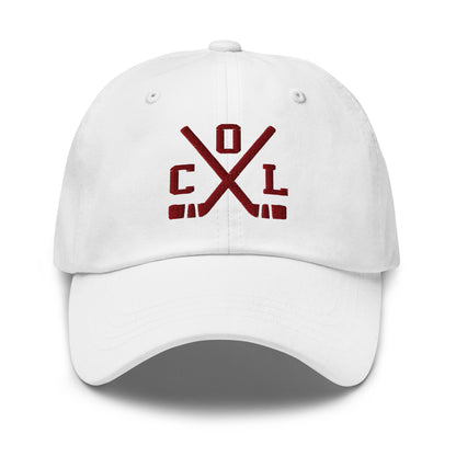 Colorado Hockey Hat Retro COL Hockey Sticks Dad Cap