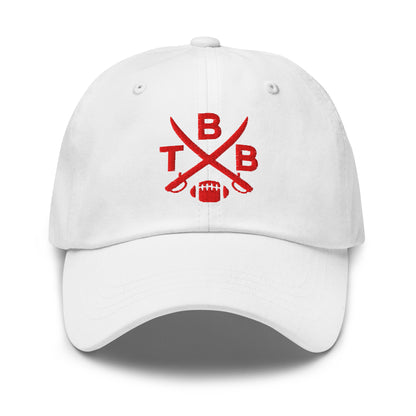 Tampa Bay Football Hat Retro TBB Football Cross Dad Cap