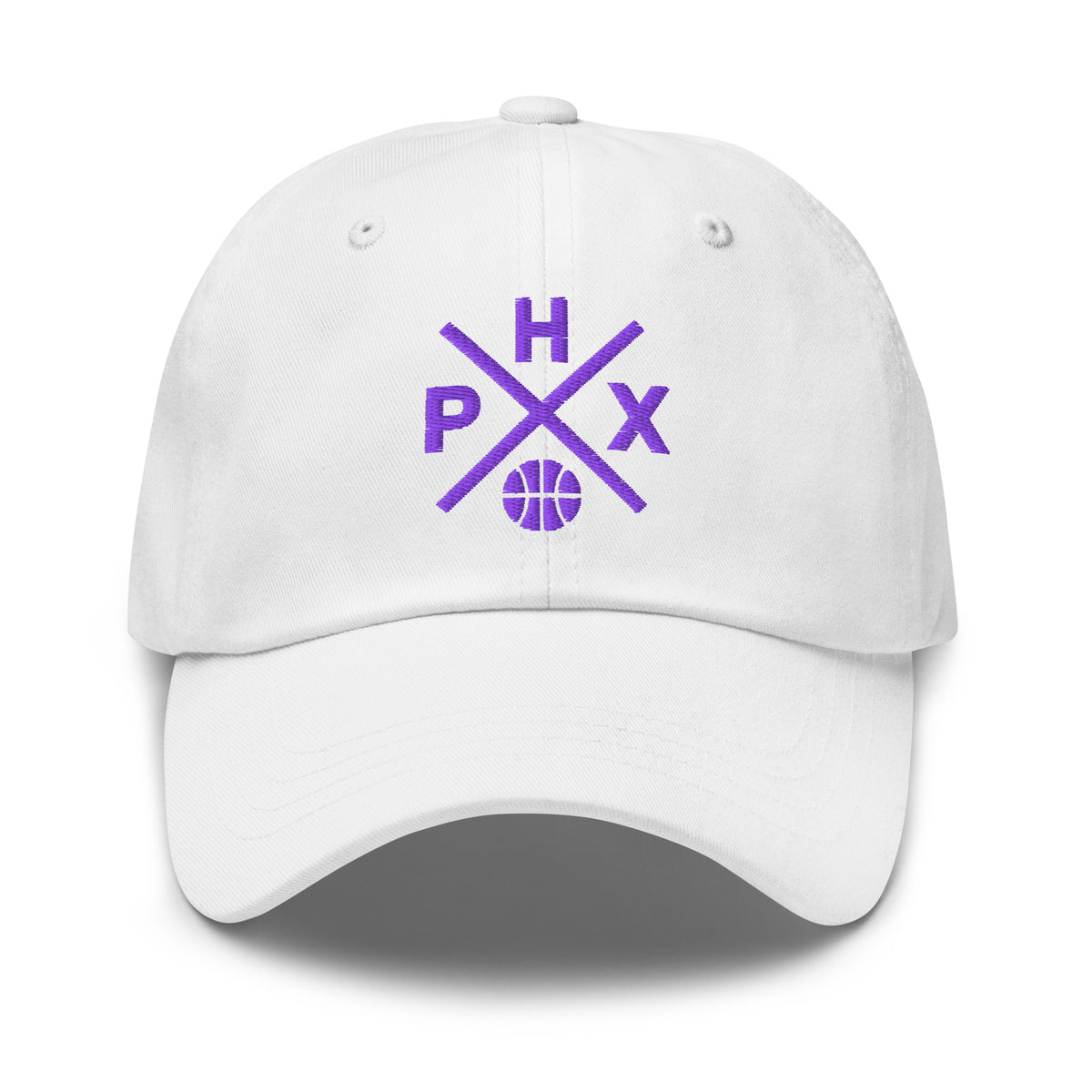 Phoenix Basketball Hat Retro PHX Basketball Cross Dad Cap