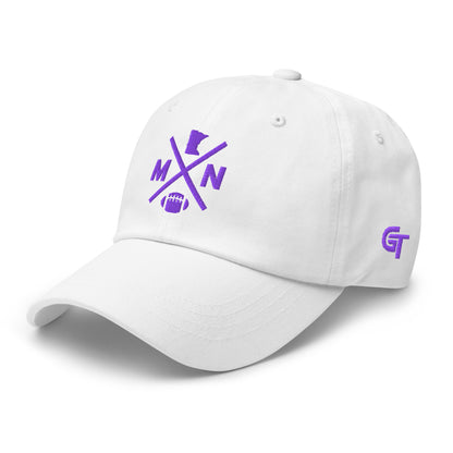 Minnesota Football Hat Retro MN Football Cross Dad Cap