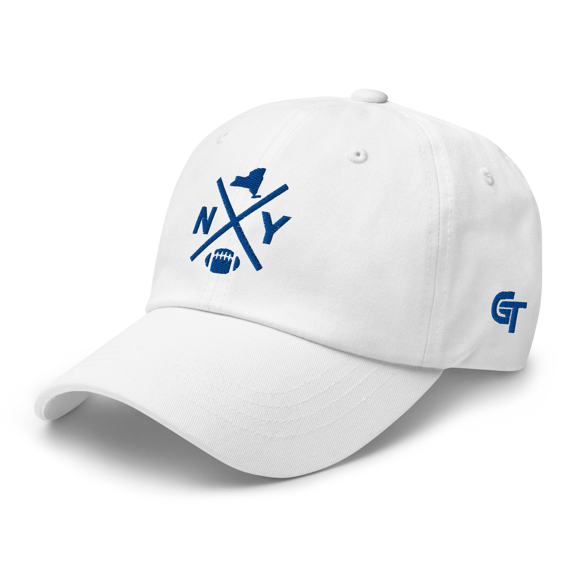 New York Football Hat Retro NY Football Cross Dad Cap