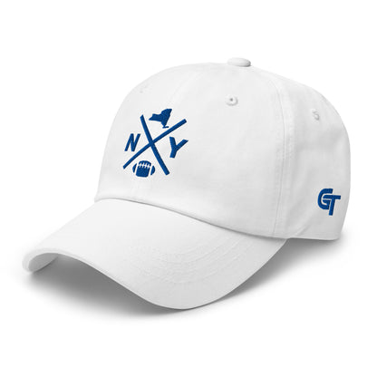 New York Football Hat Retro NY Football Cross Dad Cap