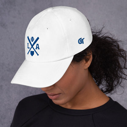 LA Baseball Hat Retro Los Angeles Baseball Bats Dad Cap